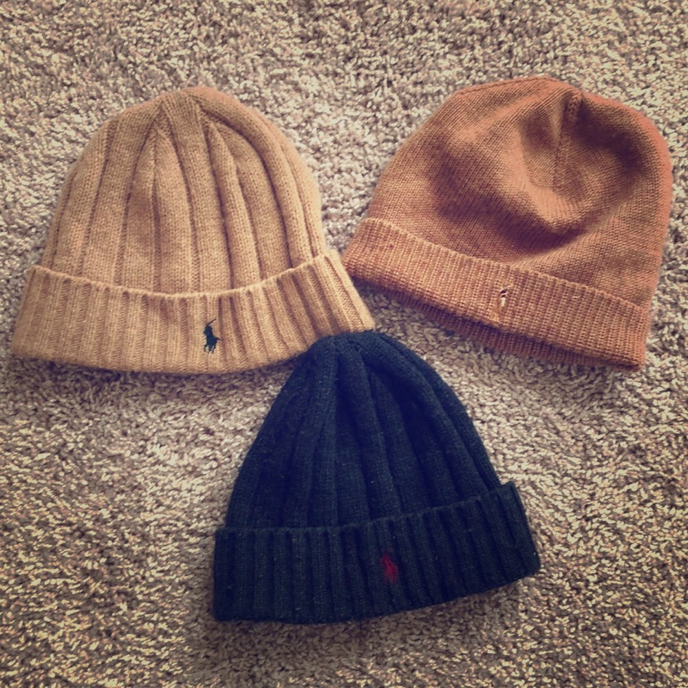3 polo beanies